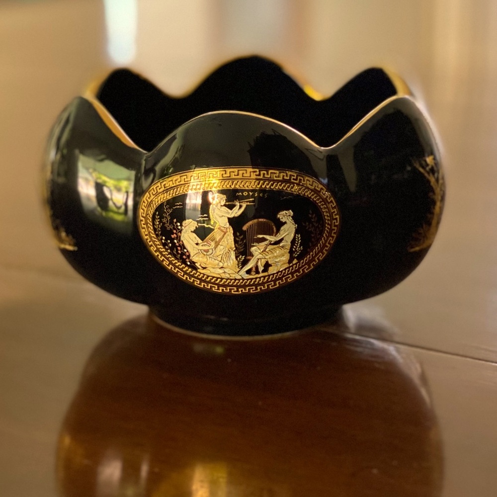 🏺24K Gold Greek Bowl🏺